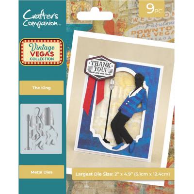 Crafter's Companion Vintage Vegas Metal Die - The King
